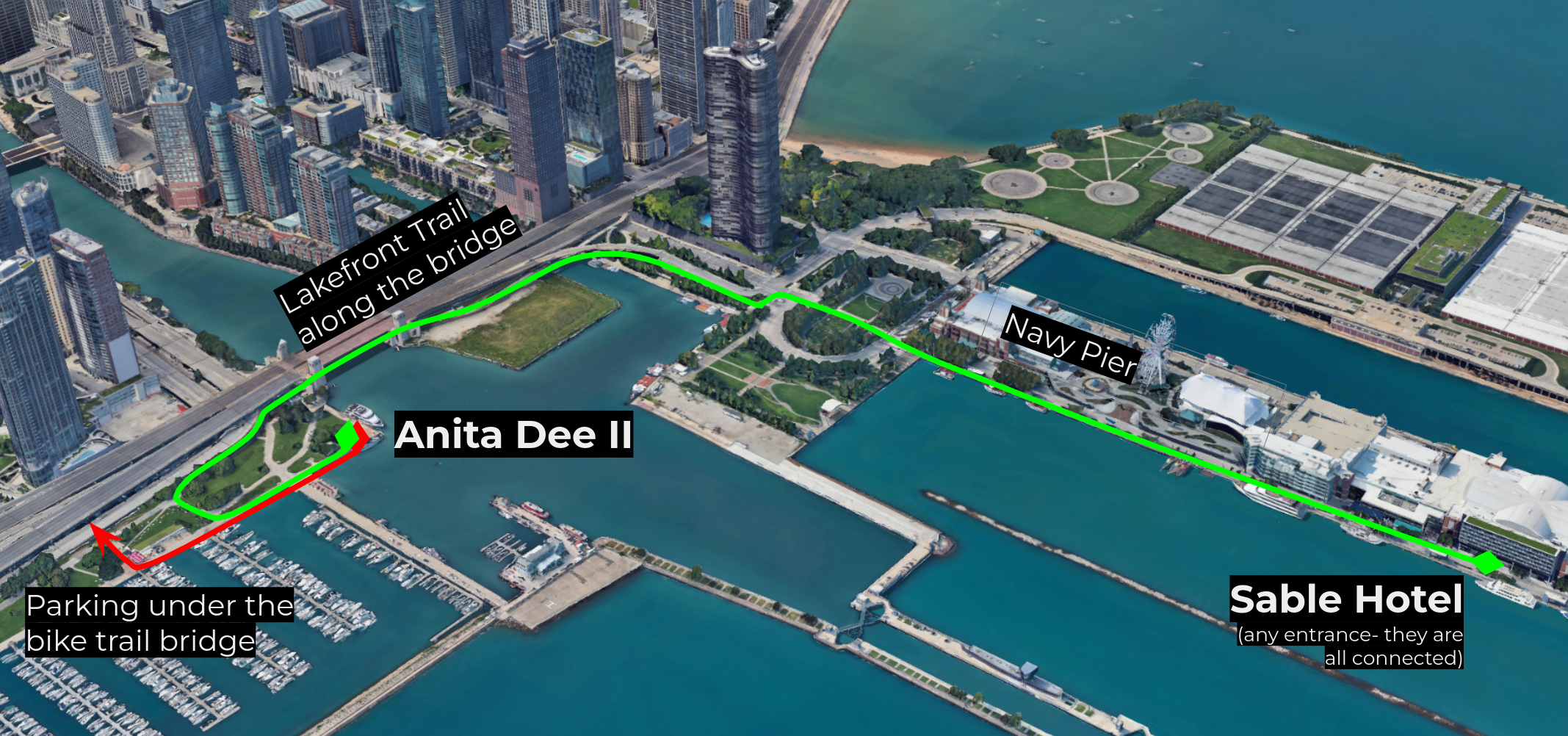 Welcome Event Walking Map